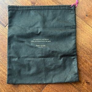 Kate Spade Black Drawstring Bag